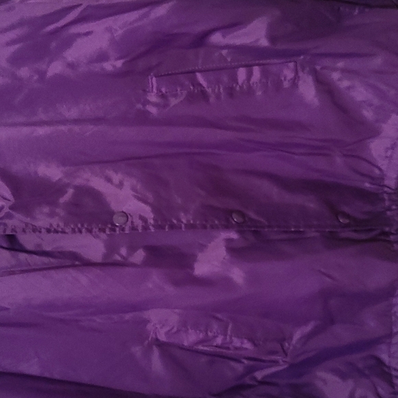 AUGUSTA Purple fully lined Snap closure wind jacket - Size Medium - Picture 3 of 4